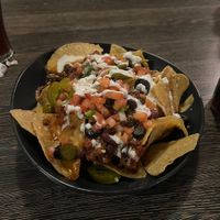 nachos at Pig Minds Brewing in Machesney Park