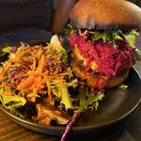 Burger - sooooo good!   at Fox Tale Fermentation Project in San Jose