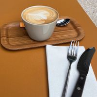 Vegan cappuccino with oat milk at Furo in Salzburg