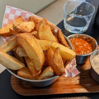 Fried potatoes - fermented, but I couldn't really taste a difference at Furo in Salzburg