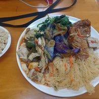 Second time I went another very tasty plate at Xiāng Lín SùShí 鄉林素食 in Taitung