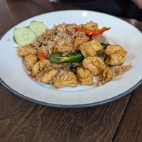 Basil fried rice at Donsak in Washington