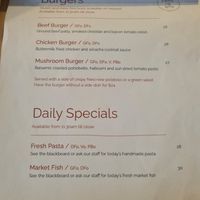 Menu Jan 2023 at Peekaboo Backyard Eatery in Kaitaia