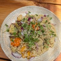 Quinoa salad at Peekaboo Backyard Eatery in Kaitaia