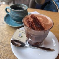 Mork chocolate latte   at Latte Graphic - Jiyugaoka in Tokyo