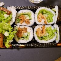 Tofu, lettuce, cucumber at Yuuka Yuuka in Harstad