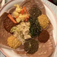 Combo III- the vegan platter   at The Ethiopian Restaurant in Denver