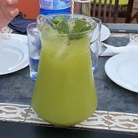 Limonada de hierbabuena  at Teteria Almedina in Almeria