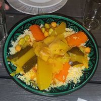 Cous Cous with vegetables at Teteria Almedina in Almeria