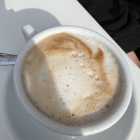 Cappuccino di soia  at House Cafe in Pisa