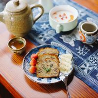 Banana bread delicious. Vegetarian but not vegan    at DEER in the Forest in Da Lat