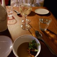 Vegan Christmas menu (starter) at Wellamo in Helsinki