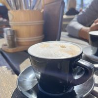 Oat cappuccino  at Kölner Haus in Serfaus