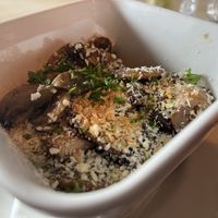 Sunday lunch vegan starter  at The Gwaelod y Garth Inn in Cardiff