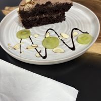 Chocolate cake  at A Lo Natural in Ponce