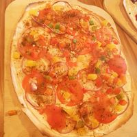 Veganer Flammkuchen "Levante" at Le Feu - Düesbergpark in Muenster