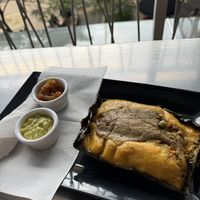  at La Tamalera Vegetariana in Medellin