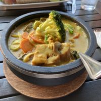 Gonzo surfer bowl (looks better than it tastes) at The Purple Elephant in Northport