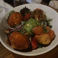 Buffalo cauliflower salad  at The Purple Elephant in Northport