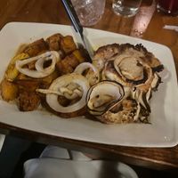 Cauliflower steak  at The Purple Elephant in Northport