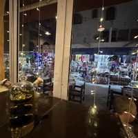 The view from our booth  at Mamma Rosa in Isla Mujeres