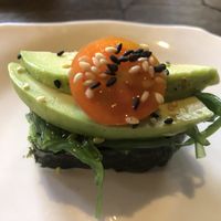 Seaweed avocado roll  at Chef's Kazoku in Pai