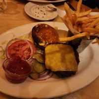 Impossible Burger with fries at The Cheesecake Factory in Pembroke Pines