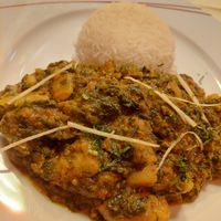 Aloo Palak at Restaurant Taj Mahal in Salzburg