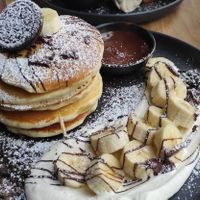 Banana Split Pancakes at VRÜH - All Day Breakfast in Dortmund