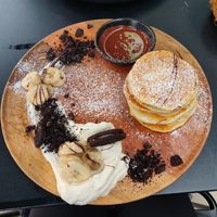 Bananasplit pancakes at VRÜH - All Day Breakfast in Dortmund