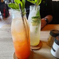Mango-Sunrise-Limonade & Limette-Minz-Limonade at VRÜH - All Day Breakfast in Dortmund