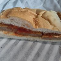 Vegan sausage sandwich #Veganuary at Next Door @ The Dock in Hull