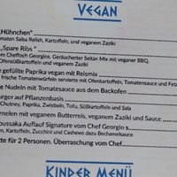 Vegane Gerichte at Restaurant Ethos in Traun