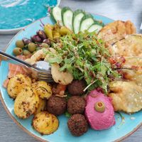 Hauptspeisenteller für 2 at Restaurant Ethos in Traun