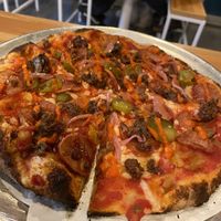 Bada bing (red pie)  at Copaneazi's Pizzeria in Tulsa