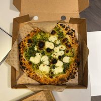 Garlic rosemary and plant based mozzarella bread at Pizzarova in Bristol