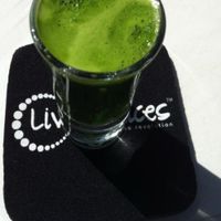 Wheatgrass shot at Living Juices in Koh Tao