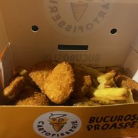 vegan nuggets  at Cartofisserie in Bucharest