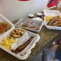 Vegan breakfast- "The Slam" and a Pick 3 at The Supreme Dessert Shop in Willingboro