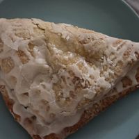 Size of Apple Turnover. My plate for size comparison. at The Supreme Dessert Shop in Willingboro