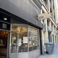 Front entrance  at Asha Tea House in San Francisco