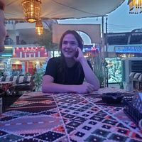 Having vegan burgers 🍔🍔🍔🍔 at Thebes Bar And Grill in Luxor