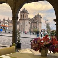 La vista desde aquí hermosa !   at El Jardin Healthy Food And Coffee in Cusco