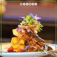 Vegan Anticucho at El Jardin Healthy Food And Coffee in Cusco