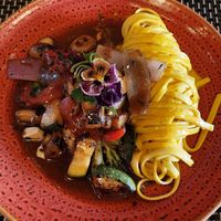 Pasta andina at El Jardin Healthy Food And Coffee in Cusco