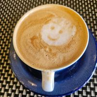 Latte at El Jardin Healthy Food And Coffee in Cusco