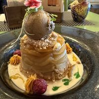 Apple dessert  at El Jardin Healthy Food And Coffee in Cusco