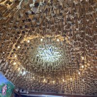 Light installation  at El Jardin Healthy Food And Coffee in Cusco