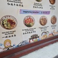 Veg options at Bowltiful in Melbourne