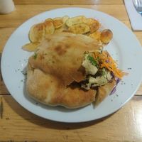 Falafel pita at Pita Wok in Bogota